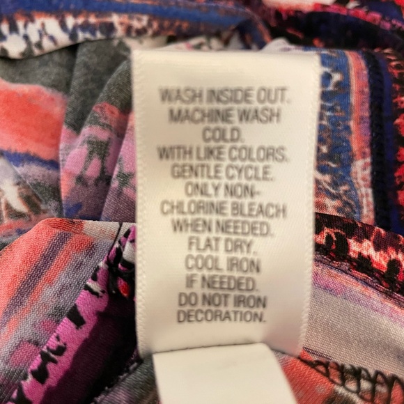 Dana Buchman Multi Color Long Sleeve Shirt Size Medium - Picture 6 of 6